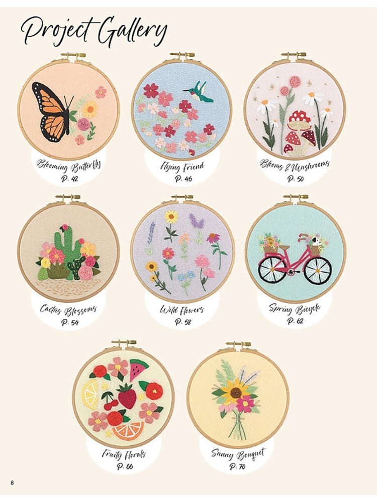 Blossoming Embroidery Nakış Kitabı (İngilizce)