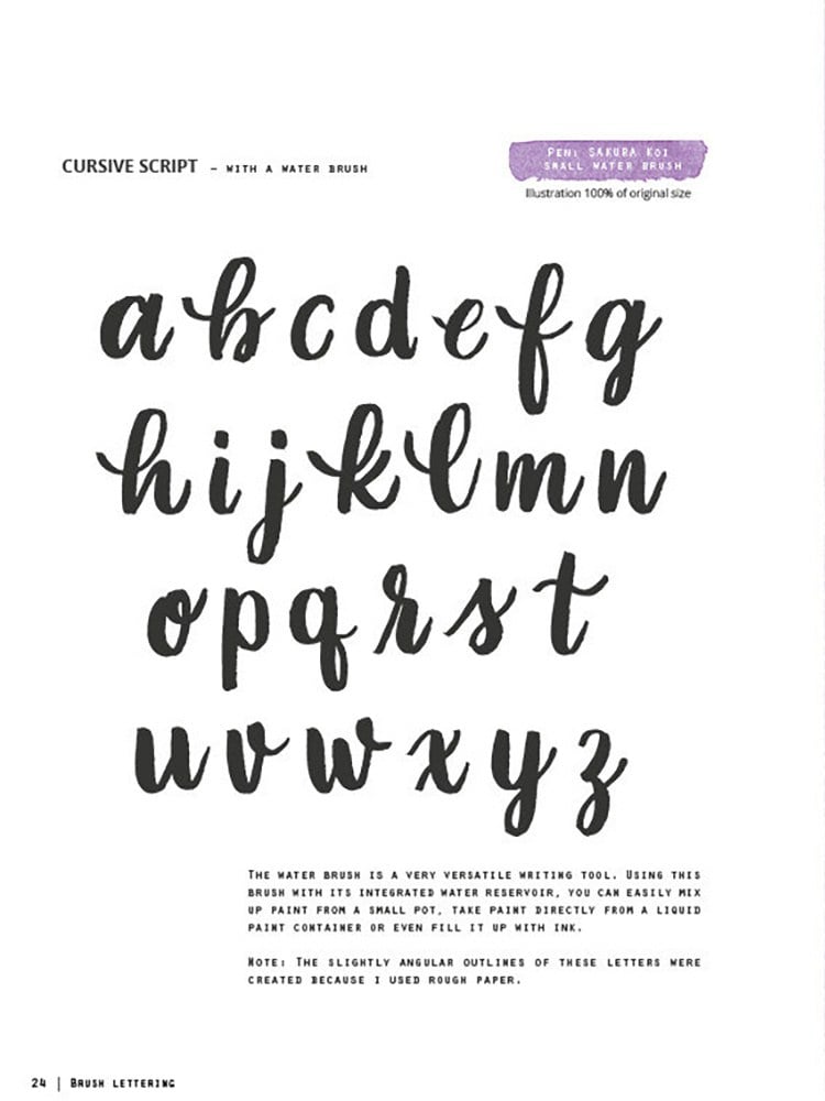 Brush Lettering And Watercolor (İngilizce)