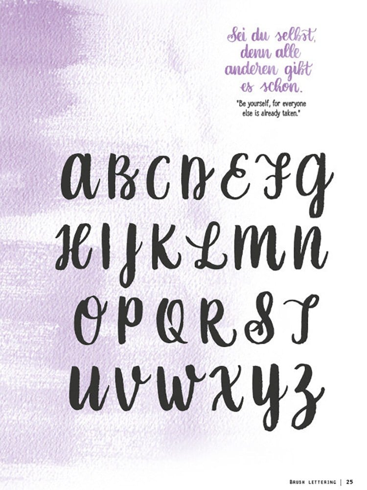 Brush Lettering And Watercolor (İngilizce)
