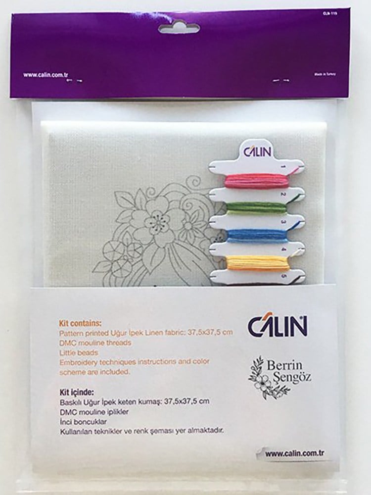 Calin - Berrin Şengöz Başlangıç Nakış Kiti – Kedili Kız