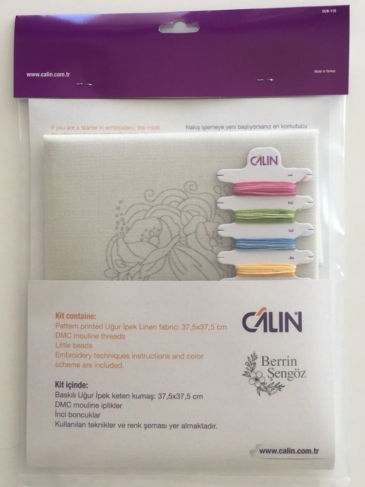 Calin - Berrin Şengöz Başlangıç Nakış Kiti – Kuşlu Kız