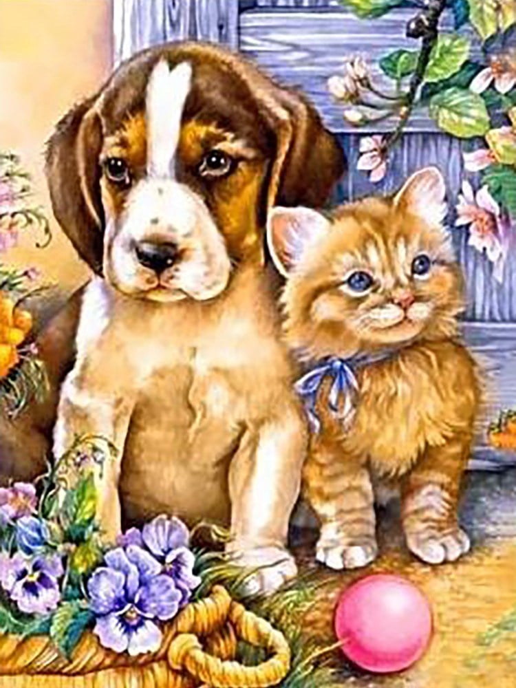 Collection D`Art Elmas Kiti - Best Friends (27x38cm)