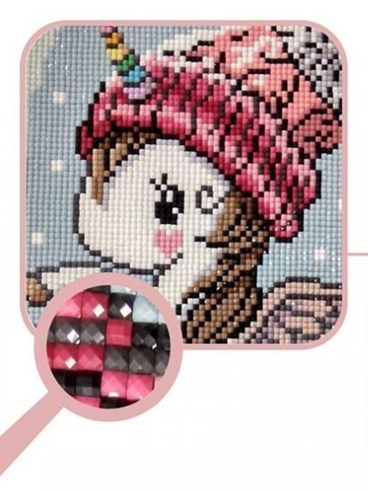 Collection D`Art Elmas Kiti - Minik Unicorn (19x27cm)