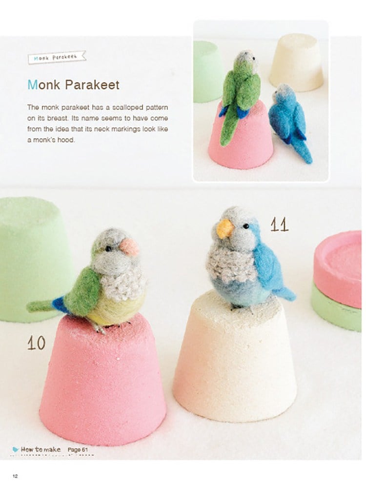 Cute Birds to Make with Needle Felting (İngilizce)