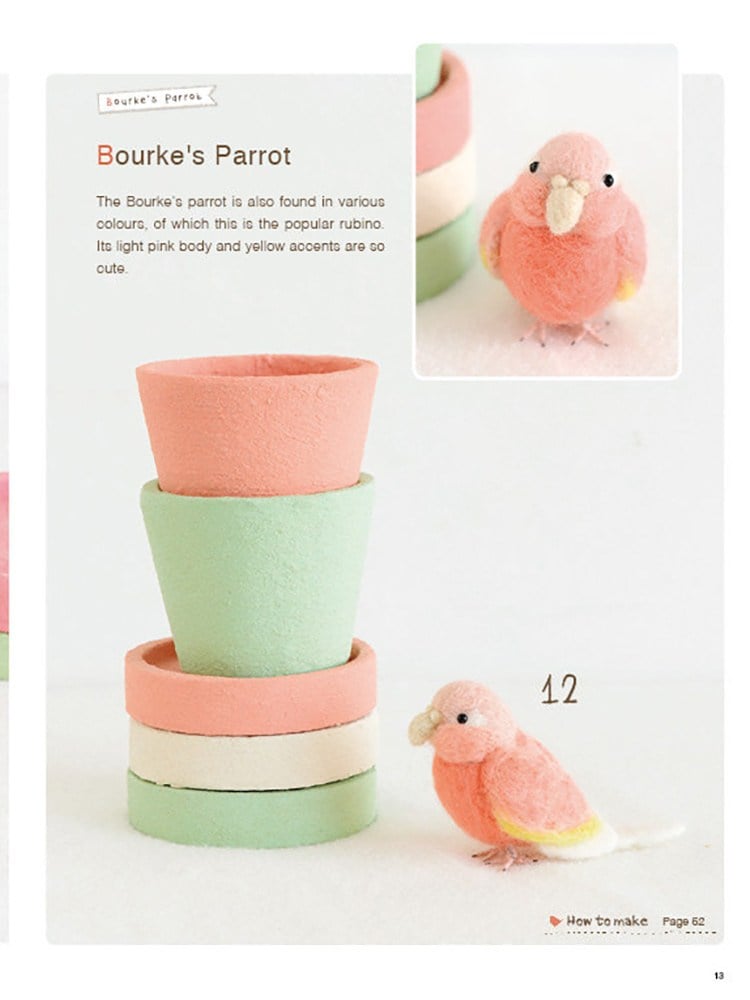 Cute Birds to Make with Needle Felting (İngilizce)