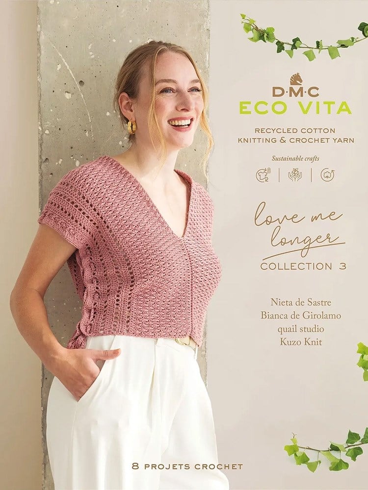 DMC Eco Vita Книга Крючком – Love Me Longer Collection 3 (8 Проектов)