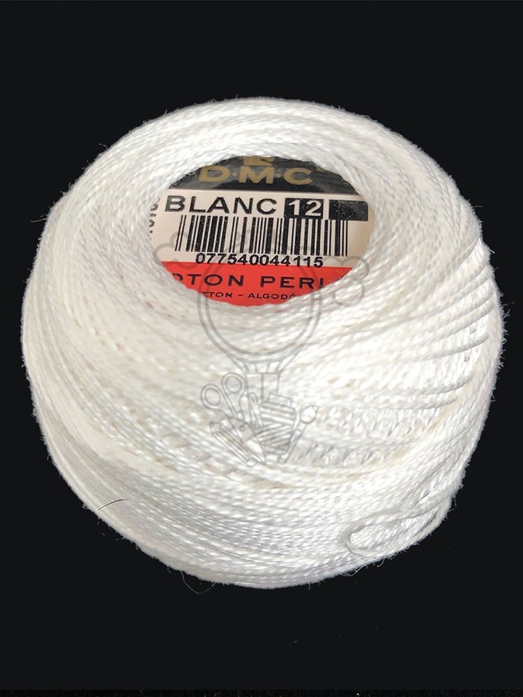 DMC Koton Perle 12 No: BLANC