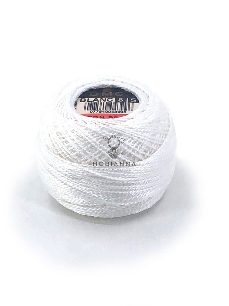 DMC Koton Perle 8 No: BLANC