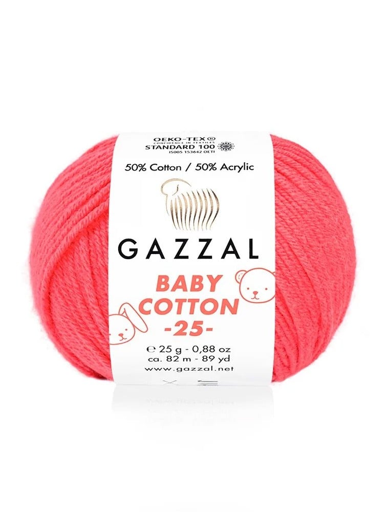 Gazzal Baby Cotton 25 gr No: 3458