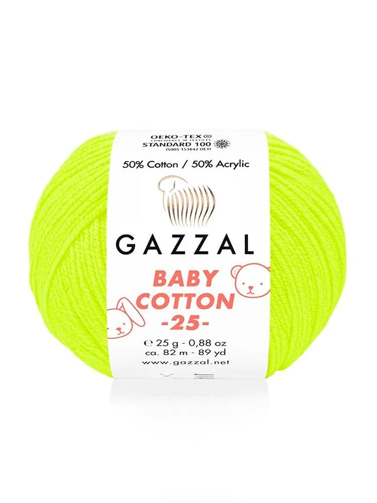 Gazzal Baby Cotton 25 gr No: 3462
