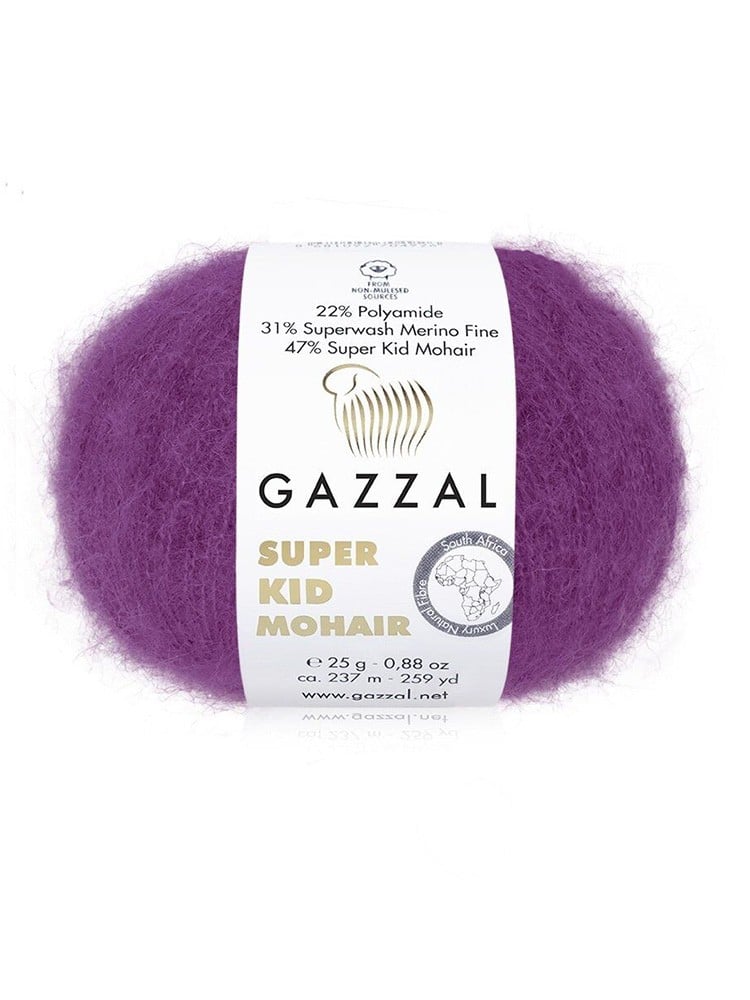Gazzal Super Kid Mohair Örgü İpi 25 gr | No: 64415