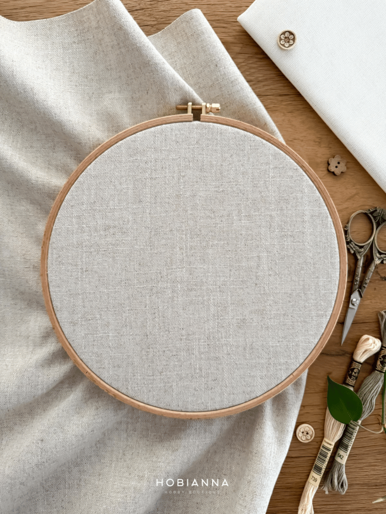 Gediz Evenweave Kumaş - Natürel - En:180cm, 27ct
