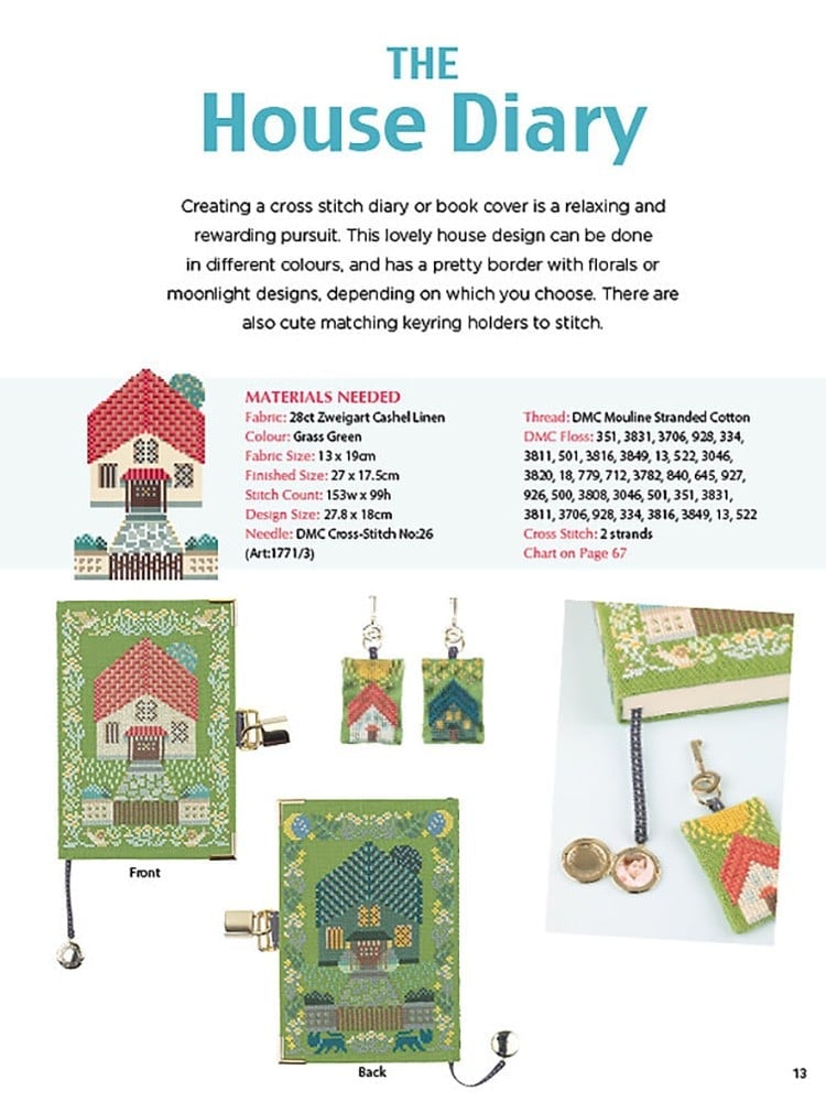 Happy Days Cross Stitch Kanaviçe Kitabı (İngilizce)