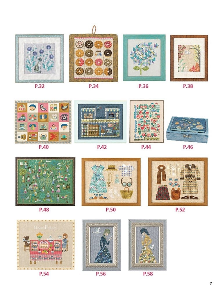 Happy Days Cross Stitch Kanaviçe Kitabı (İngilizce)