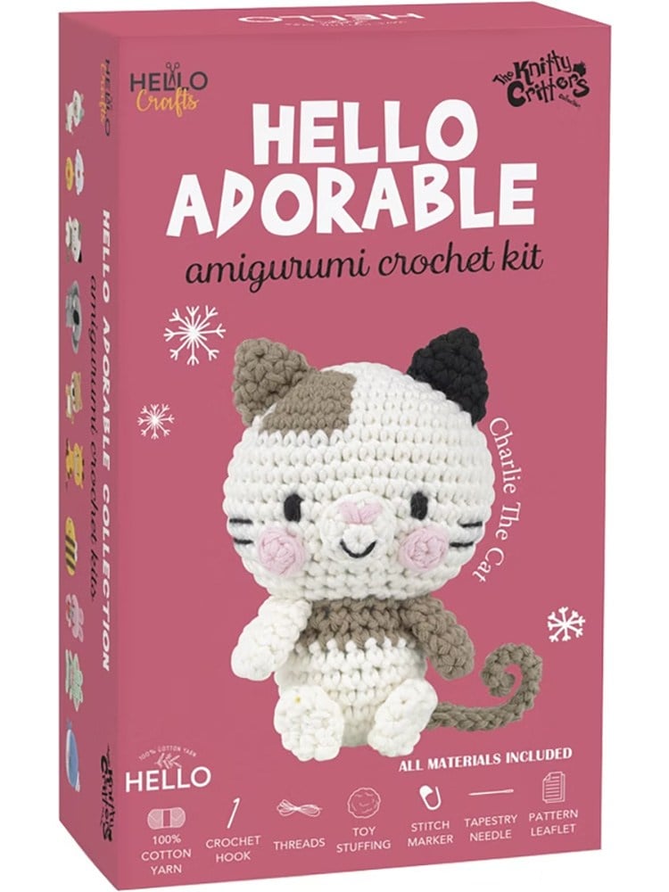 Hello Adorable Amigurumi Kiti - Kedi Charlie