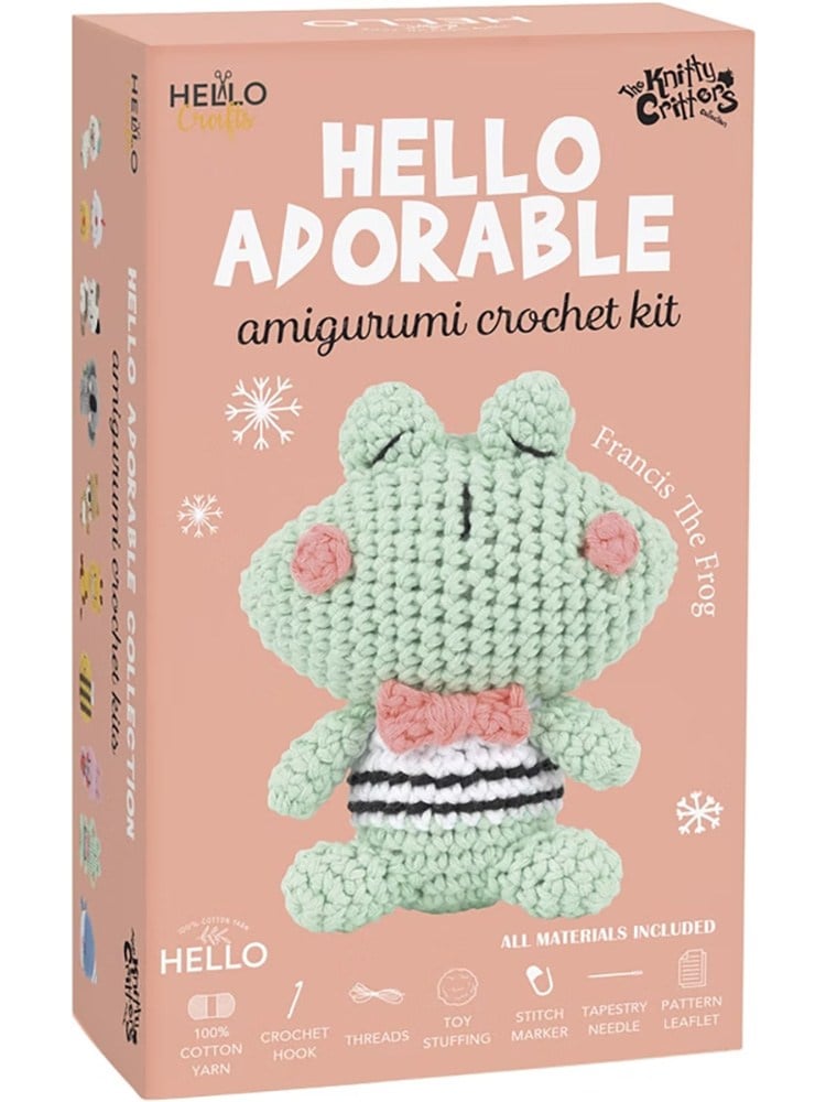 Hello Adorable Amigurumi Kiti - Kurbağa Francis
