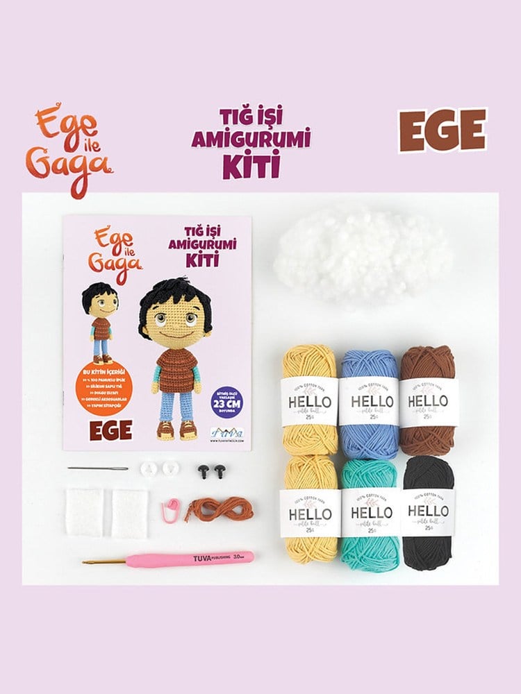 Hello Amigurumi Kiti - LAK06 - Ege