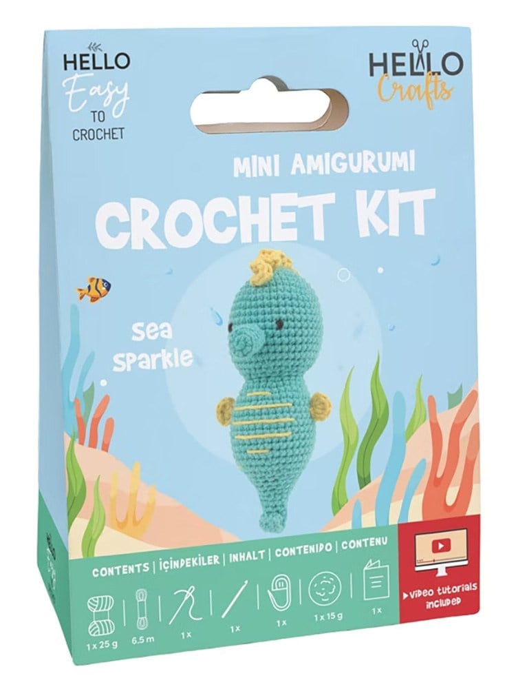 Hello Crafts Mini Amigurumi Kiti - Sea Sparkle