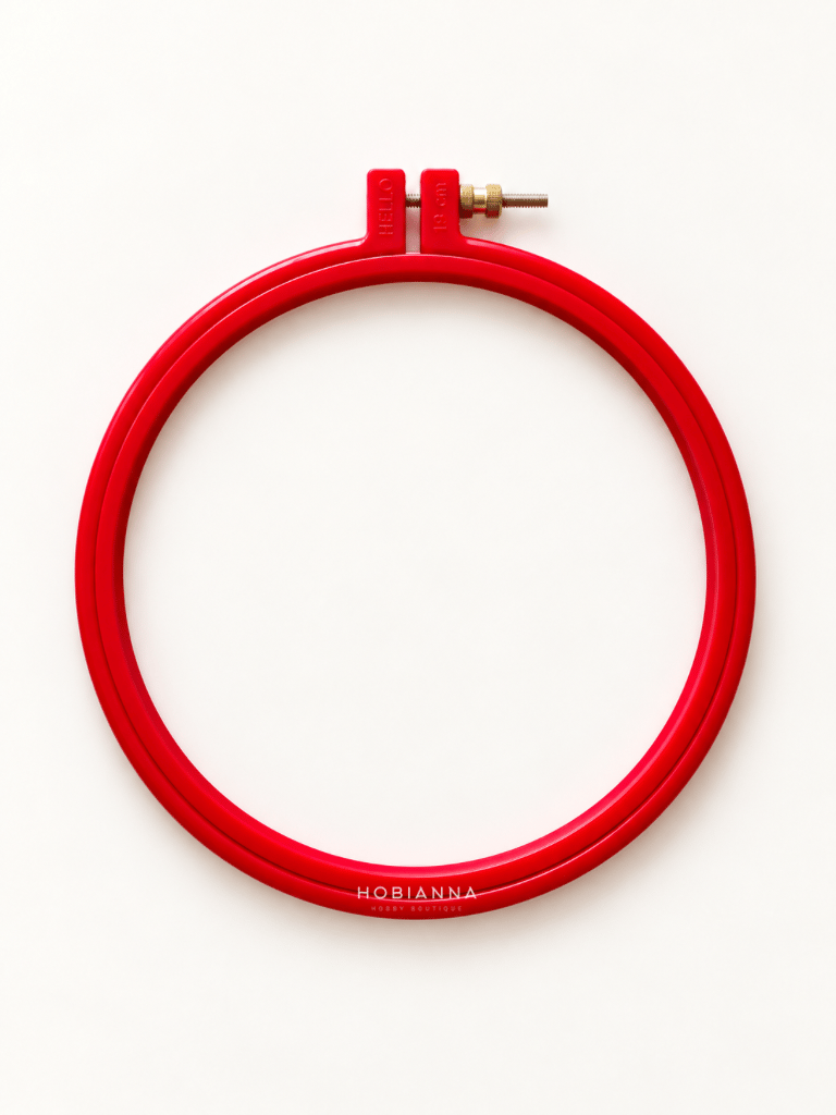 Hello Plastic Punch and Embroidery Hoop