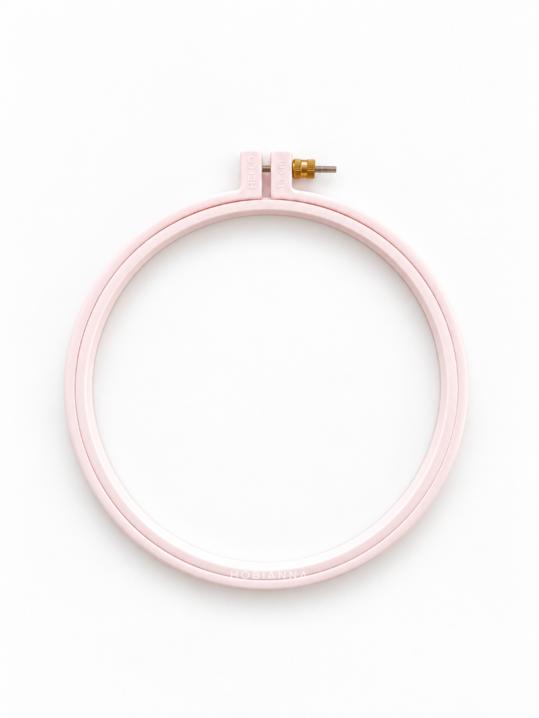 Hello Plastic Punch and Embroidery Hoop