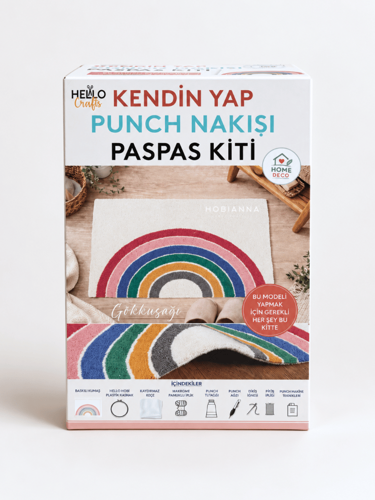 Hello Punch Embroidery Paspas Kit - Rainbow