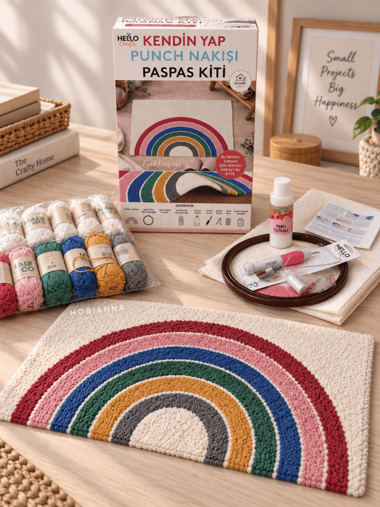 Hello Punch Embroidery Paspas Kit - Rainbow