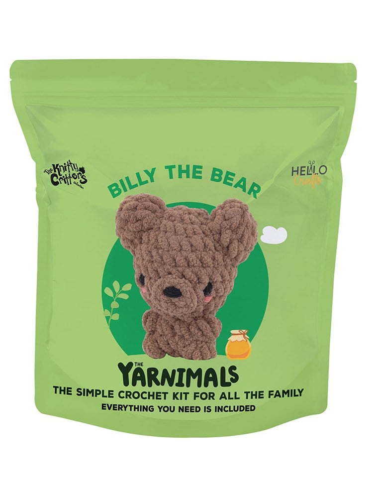 Hello Softie Yarnimals Amigurumi Kiti - YN003 - Billy The Bear
