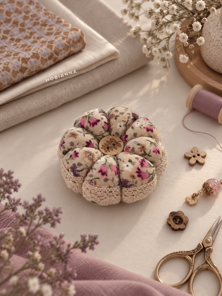 Hobianna Handmade Pincushion Pumpkin – HA-KIK06
