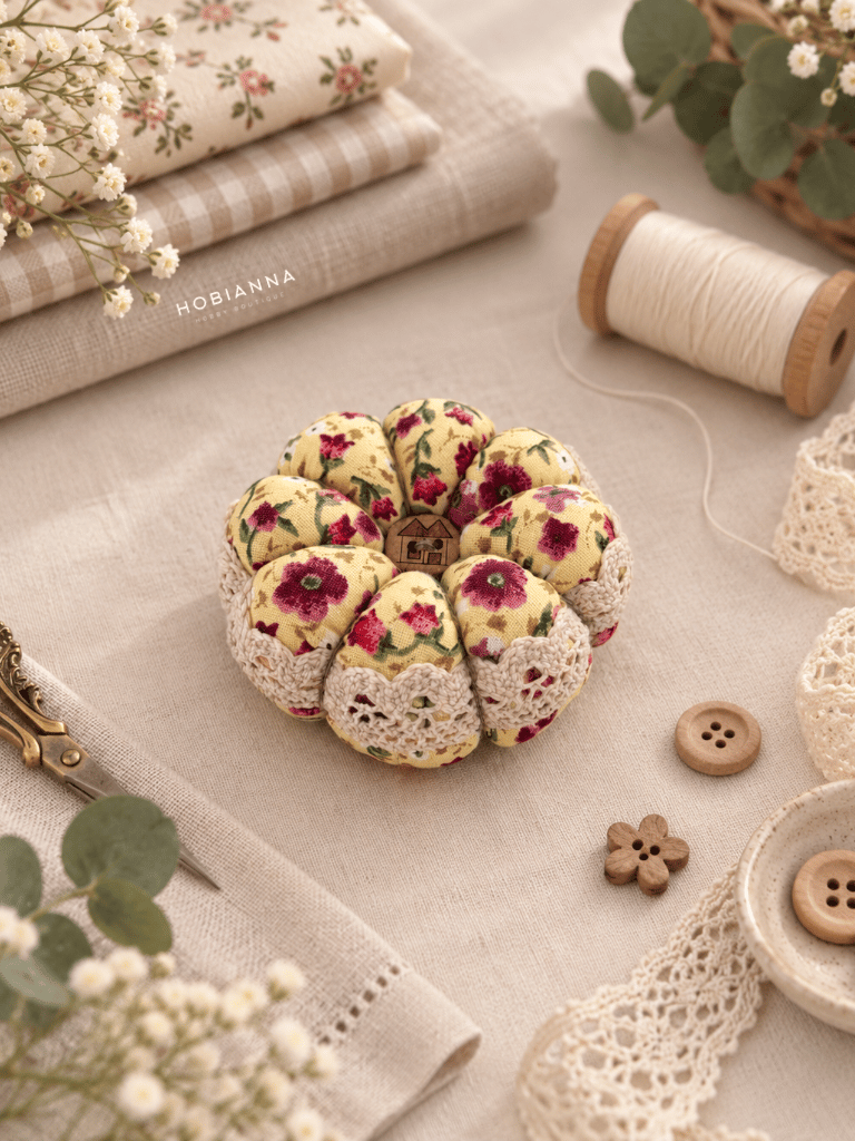 Hobianna Handmade Pincushion Pumpkin – HA-KIK08