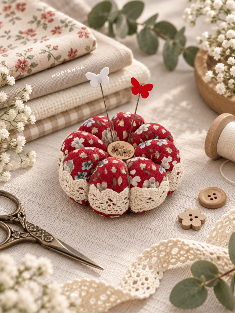 Hobianna Handmade Pincushion Pumpkin – HA-KIK14
