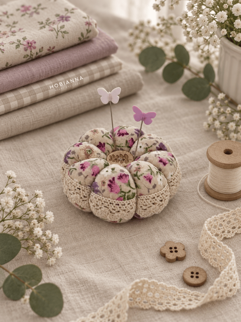 Hobianna Handmade Pincushion Pumpkin – HA-KIK06