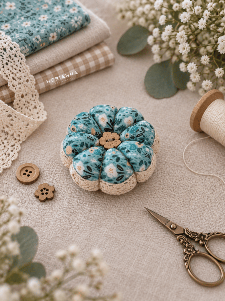 Hobianna Handmade Pincushion Pumpkin – HA-KIK07