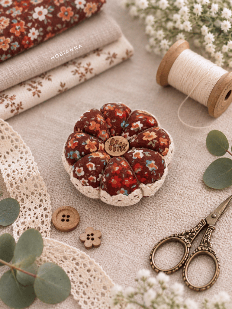 Hobianna Handmade Pincushion Pumpkin – HA-KIK11