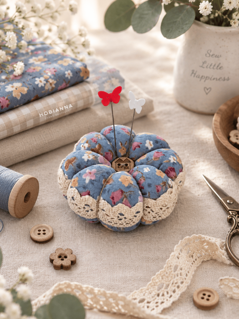 Hobianna Handmade Pincushion Pumpkin – HA-KIK09
