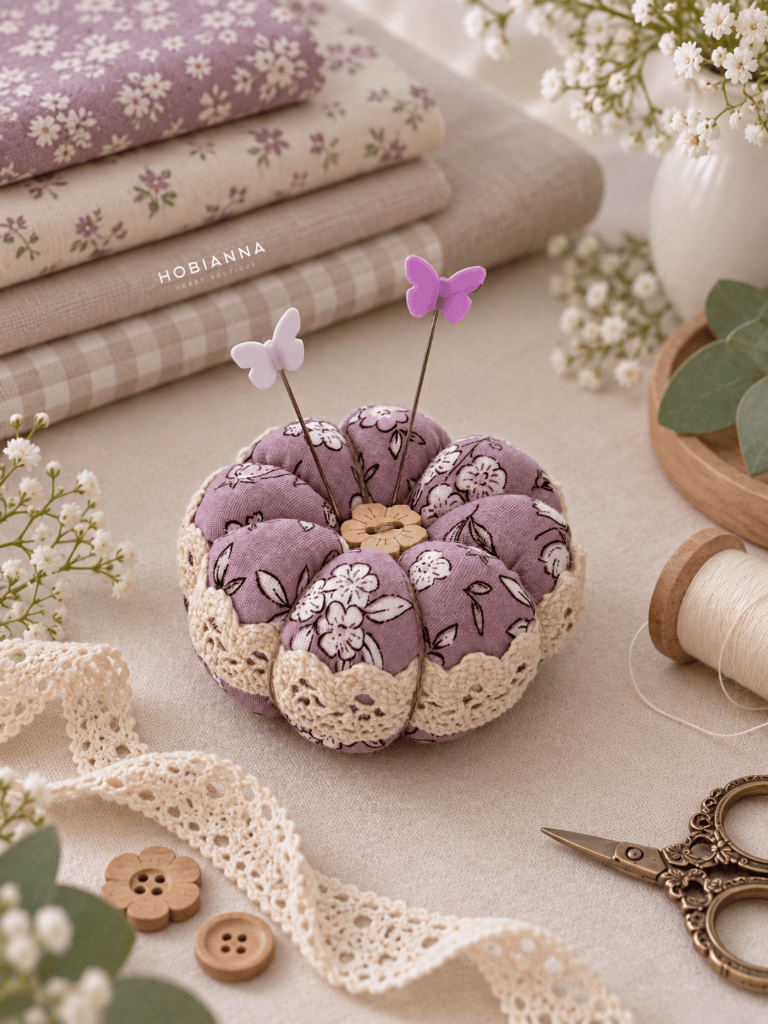Hobianna Handmade Pincushion Pumpkin – HA-KIK05
