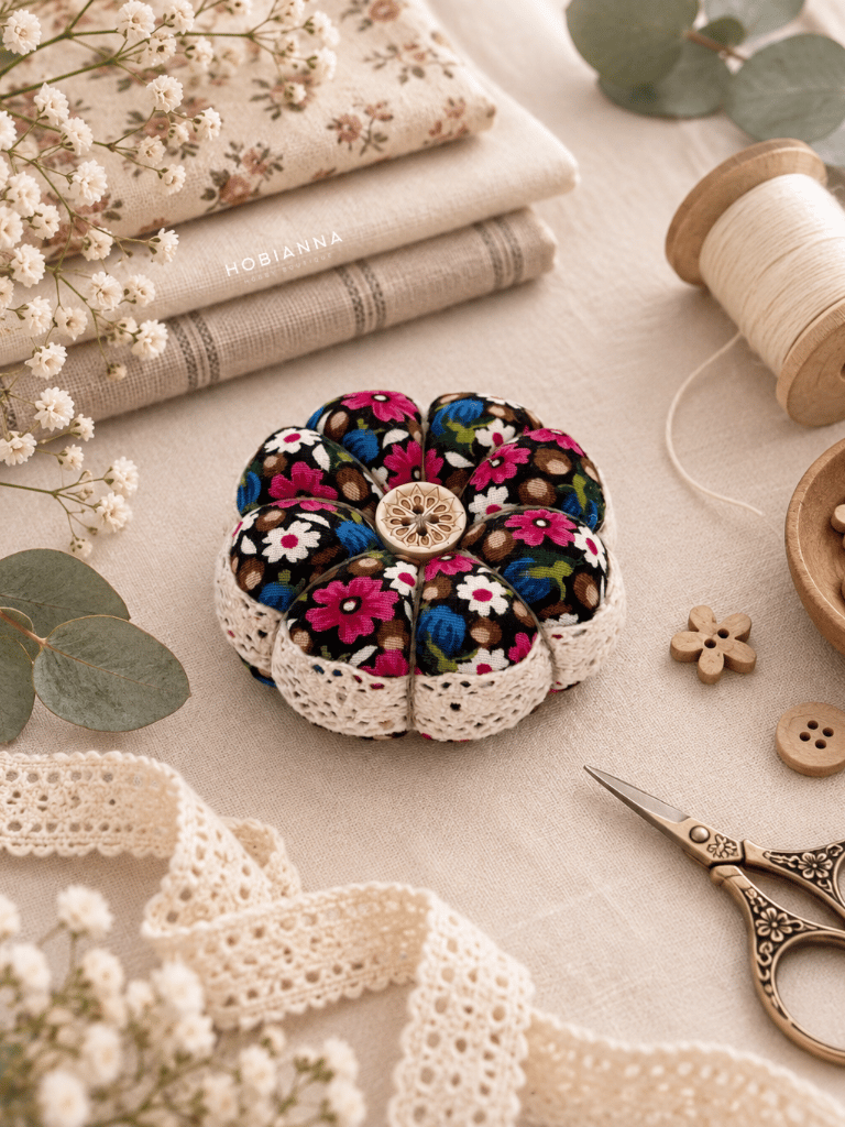 Hobianna Handmade Pincushion Pumpkin – HA-KIK13