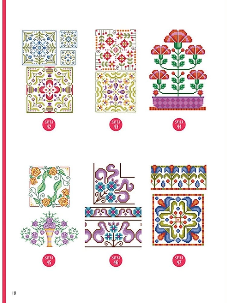 Kanaviçe Çiçek Bahçesi Kitabı