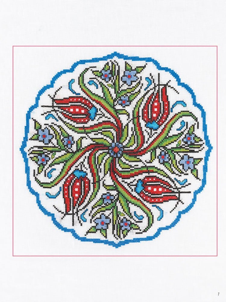 Kanaviçe İznik ve Delft Çinileri Kitabı