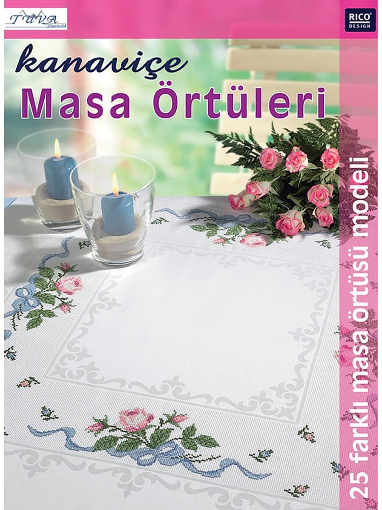 Kanaviçe Masa Örtüleri 1 Kitabı