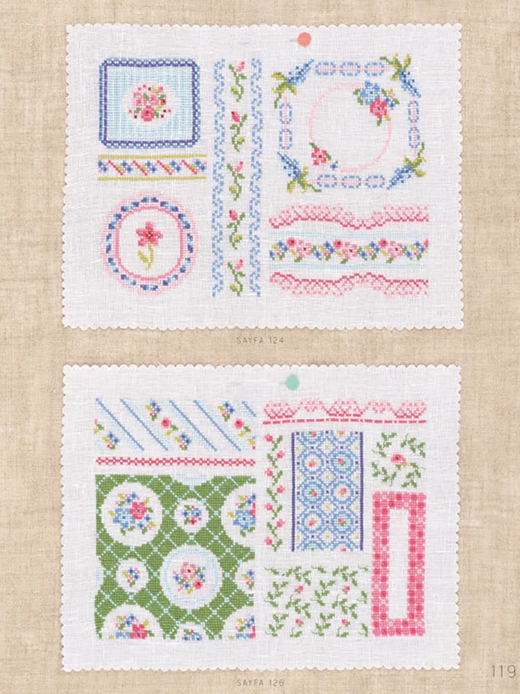 Kanaviçe Modern Motif ve Bordürler Kitabı