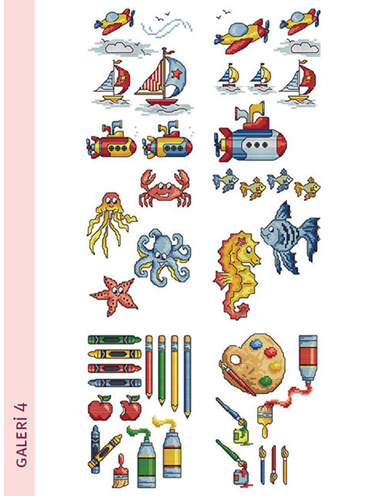 Kanaviçe Motif Serisi 2 - Bebek ve Çocuk Kitabı