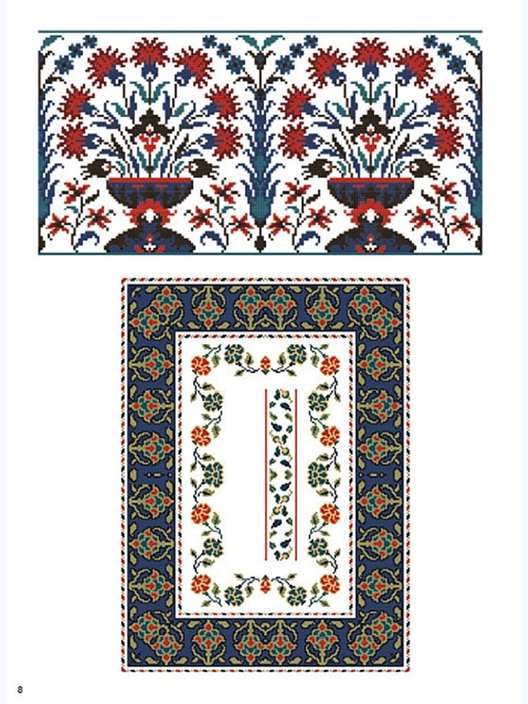 Kanaviçe Osmanlı Motifleri Kitabı