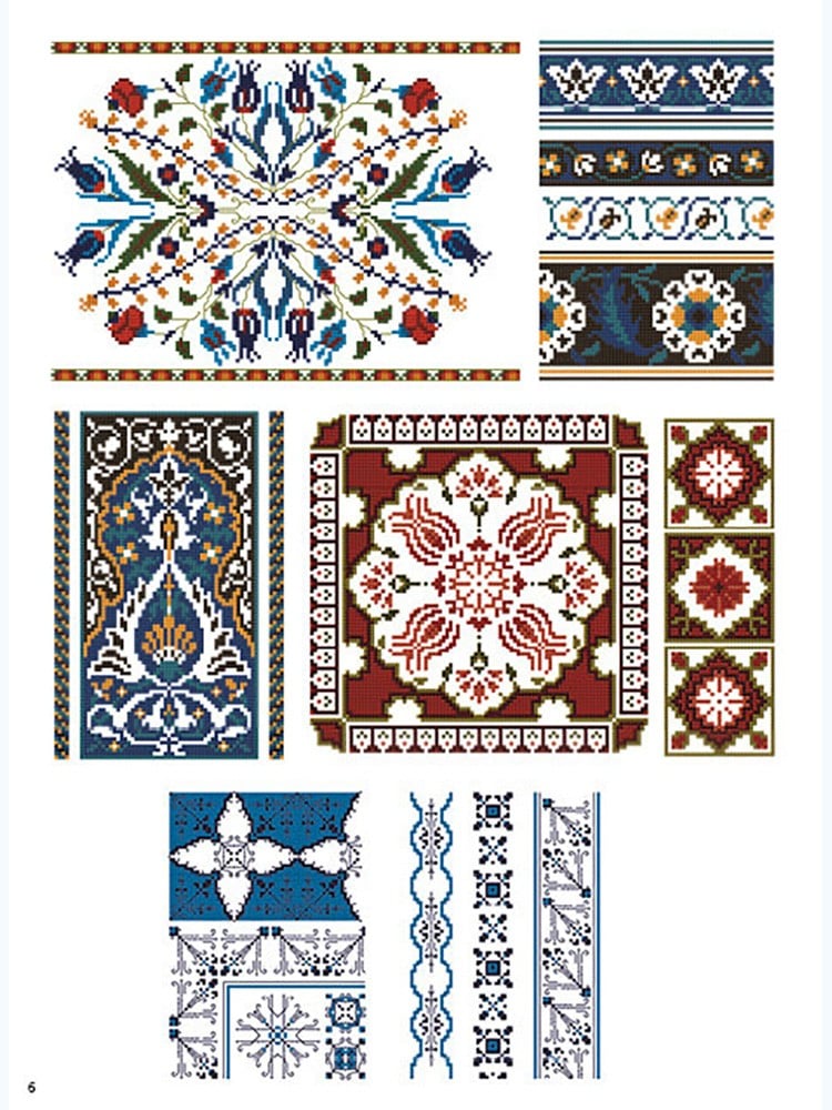 Kanaviçe Osmanlı Motifleri Kitabı