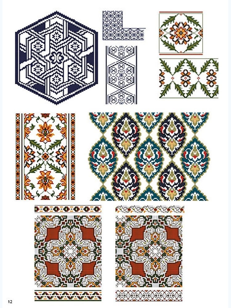 Kanaviçe Osmanlı Motifleri Kitabı