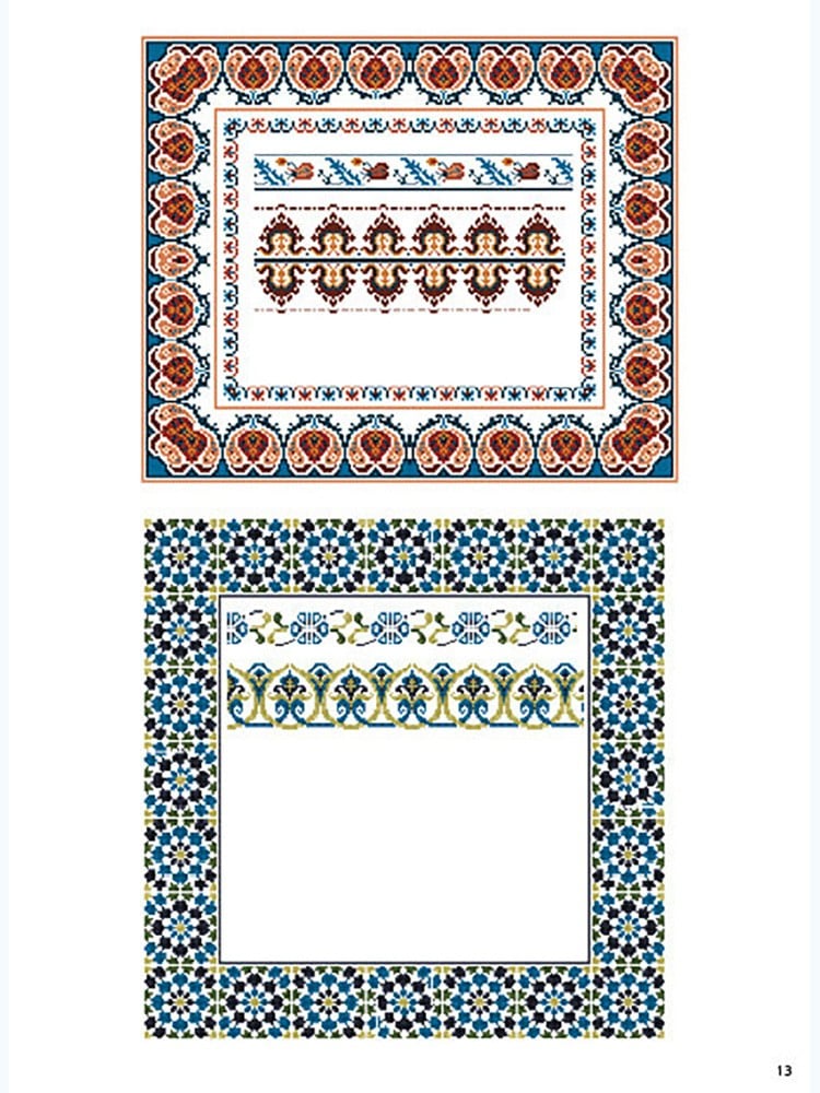 Kanaviçe Osmanlı Motifleri Kitabı