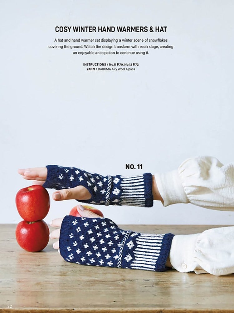 Knit Latvian Mittens (İngilizce)