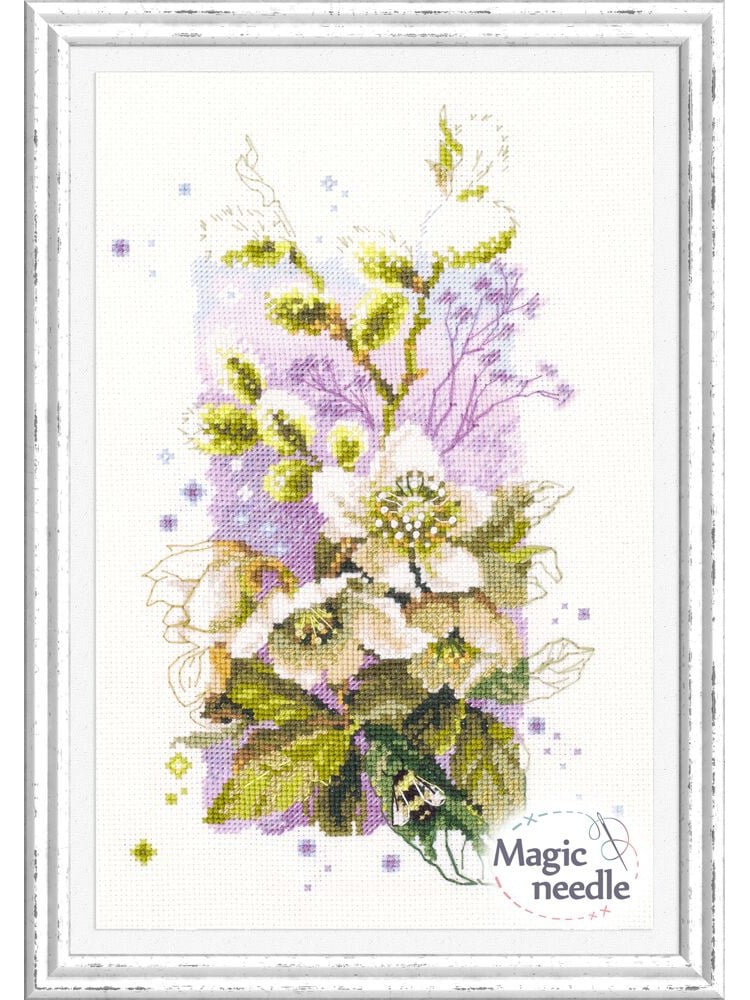 Magic Needle Çöpleme Çiçeği Kanaviçe Kiti - 100-104