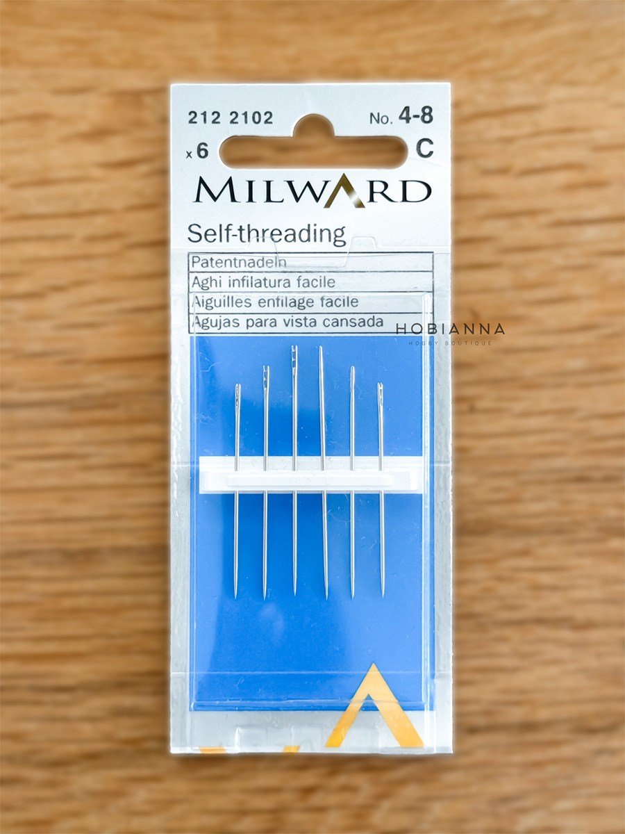 Milward 212 2102 - İplik Geçiren Dikiş İğnesi No:4-8