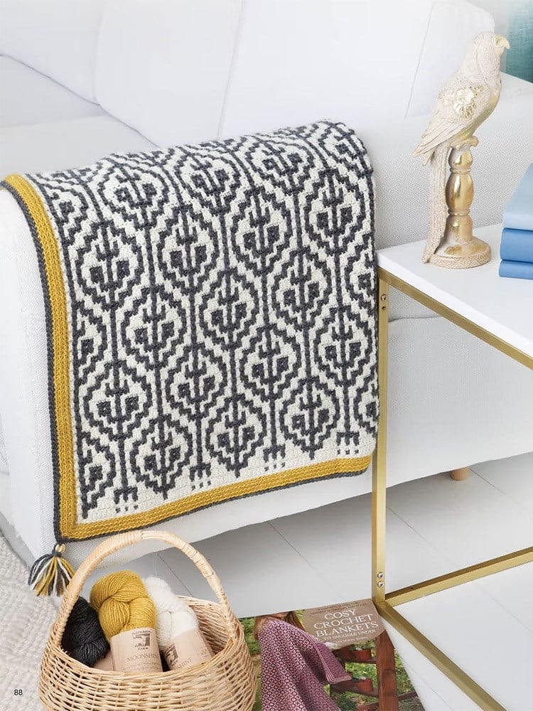 Mosaic Crochet Örgü Kitabı (İngilizce)