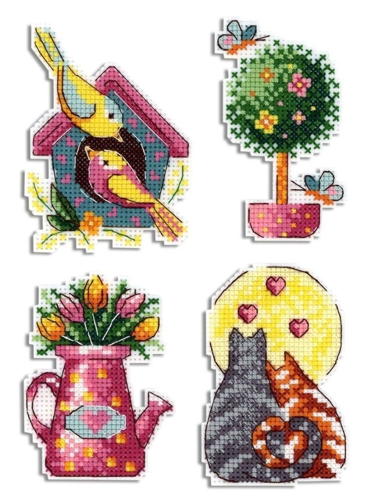 MP Studia Plastik Etaminli Kanaviçe Kiti - P-0578